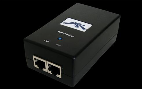 Ubiquiti POE-50-60W Gigabit PoE injektor 50V/1,2A (60W) čierny